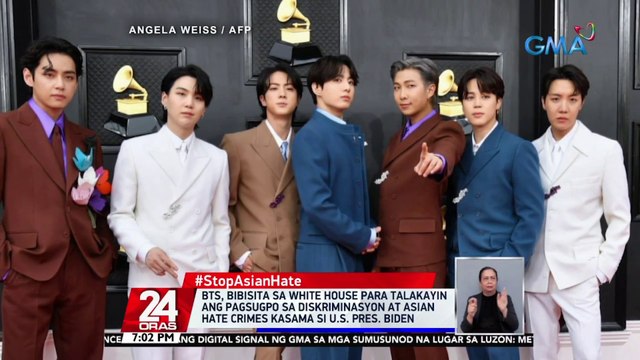 BTS, bibisita sa White House para talakayin ang pagsugpo sa diskriminasyon at asian hate crimes kasama si U.S. Pres. Biden | 24 Oras
