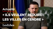 Zelensky accuse la Russie de génocide dans le Donbass et s’en prend aussi aux Européens