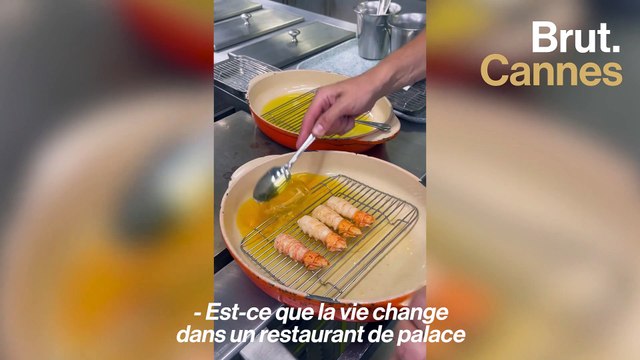 Dans les coulisses du restaurant La Palme d'Or
