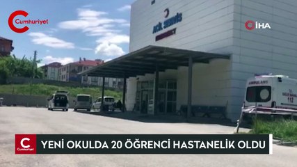 Kastamonu’da 20 öğrenci yedikleri yemekten zehirlendi
