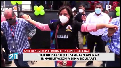 Dina Boluarte: oficialistas no descartan apoyar inhabilitación ante denuncia constitucional