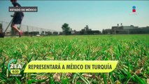 Amputación de una pierna no impidió a Raymundo jugar futbol y representar a México en Turquía