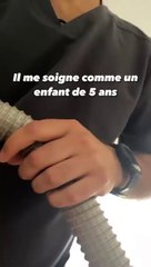 Camille Combal blessé