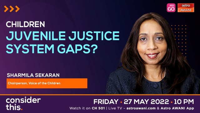 Consider This: Children (Part 1) - Criminal Justice Systems Gaps?