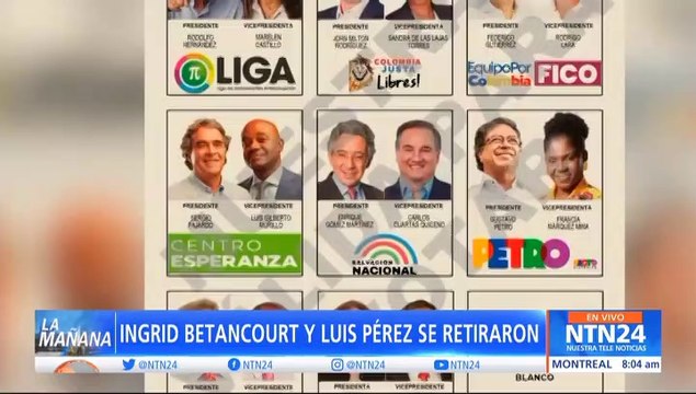 Recta final para las elecciones presidenciales en Colombia