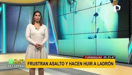 Yurimaguas: Vecinos frustran asalto y hacen huir a ladrones