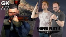 [GK Live Replay] Sniper Elite 5  La chasse aux nazis est ouverte