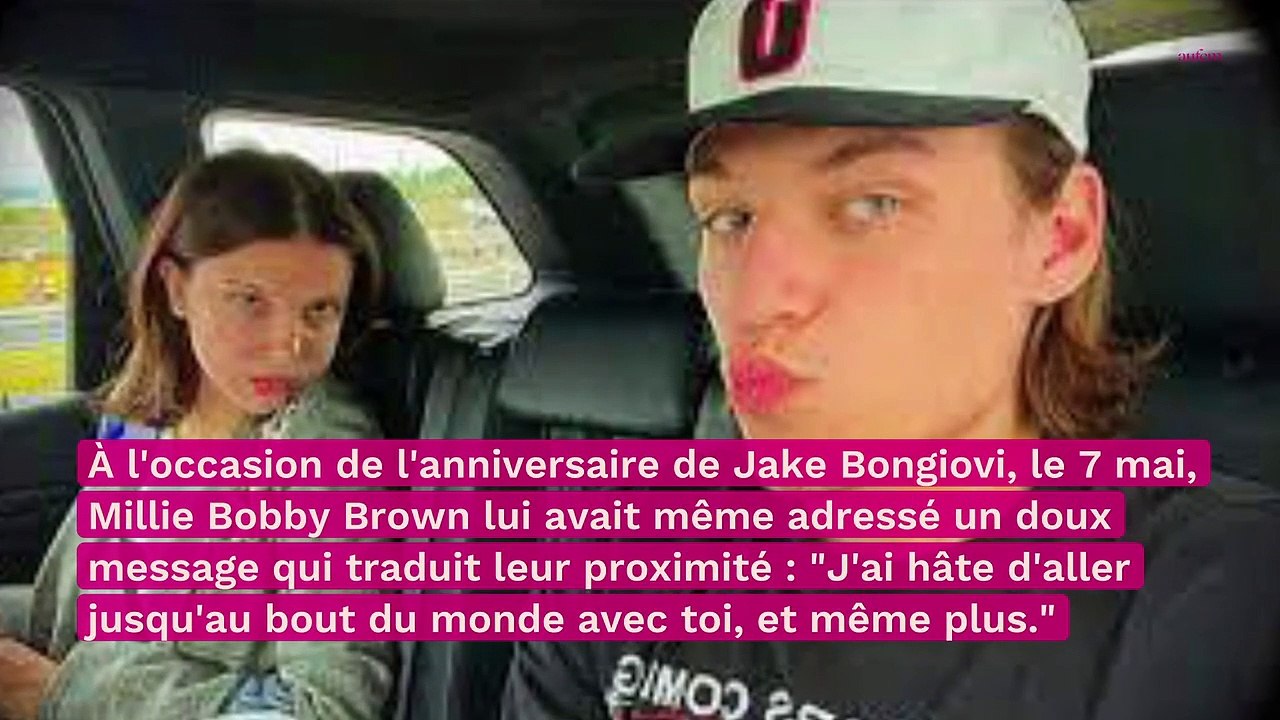 Millie Bobby Brown (Stranger Things) : qui est son petit ami Jake Bongiovi ?