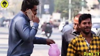 Prank_Giving Funny Things to public and Leaving_funny video