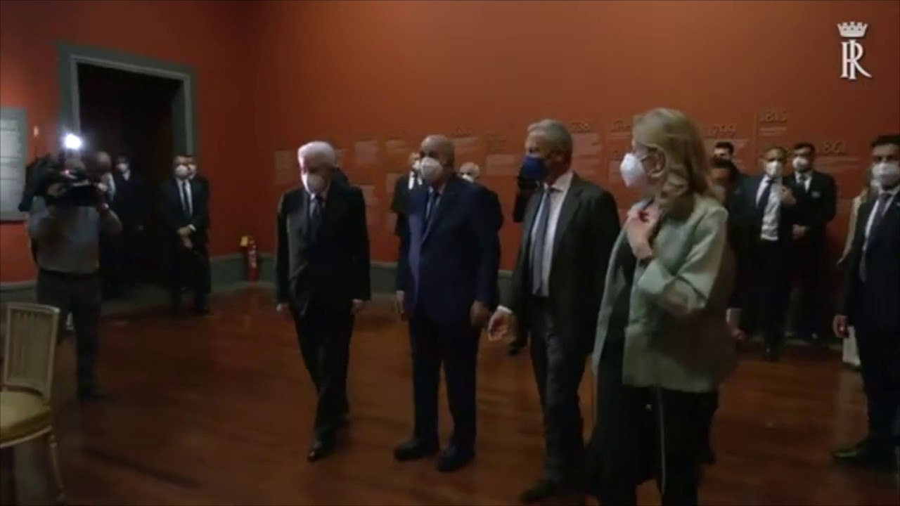 Mattarella e Tebboune visitano Museo Capodimonte