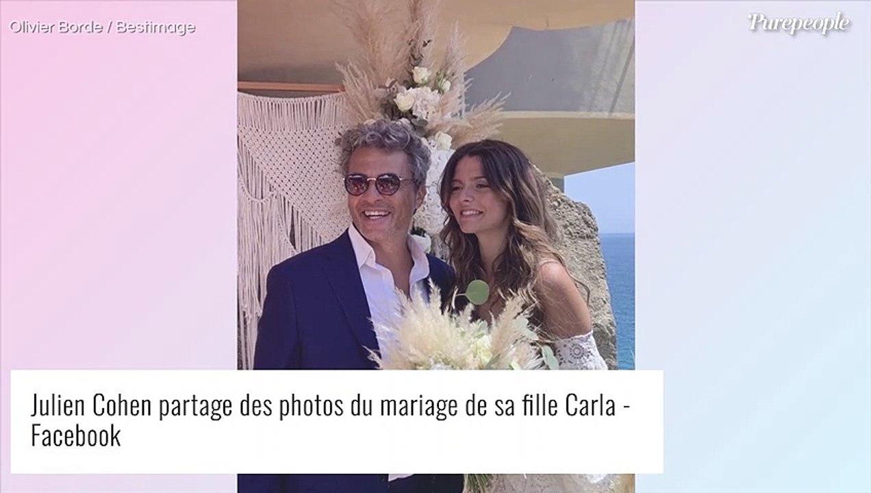 Julien Cohen a marié sa fille Carla ! Des photos dévoilées, la jeune femme magnifique dans sa robe