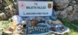 Malatya'da terör örgütüne ait çok sayıda patlayıcı ele geçirildi