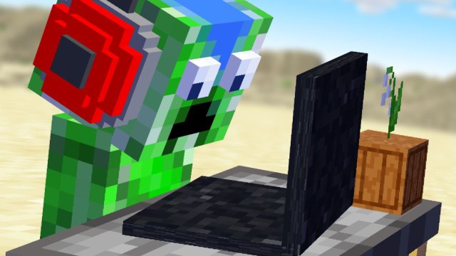 Minecraft Mobs if they were Nerds