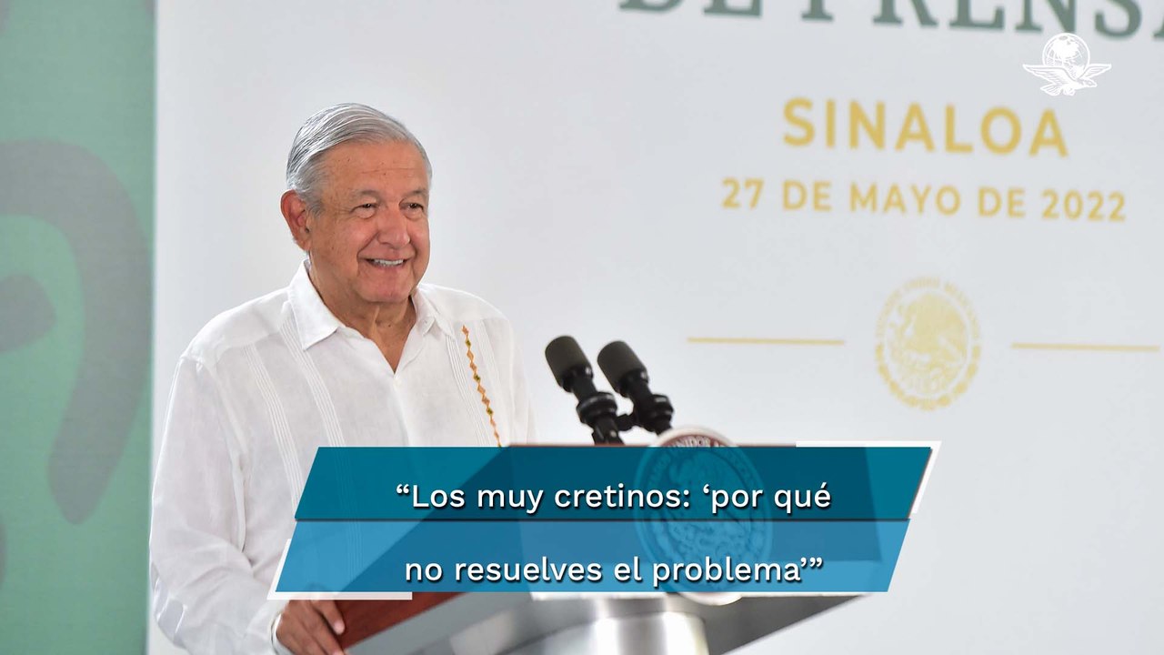 AMLO llama "cretinos", "desinformados" e "hipócritas" a críticos de su estrategia de seguridad