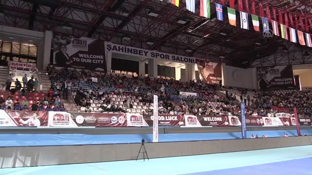 57. Avrupa Büyükler Karate Şampiyonası'nın açılış seremonisi yapıldı