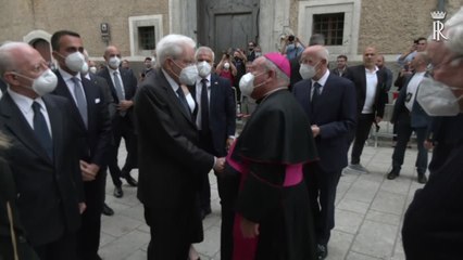 De Mita, Mattarella e Di Maio a Nusco per i funerali