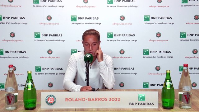 Roland-Garros 2022 - Diane Parry : Quand je regarde mon parcours, c'est plutôt satisfaisant et ça reste ma meilleure perf en Grand Chelem
