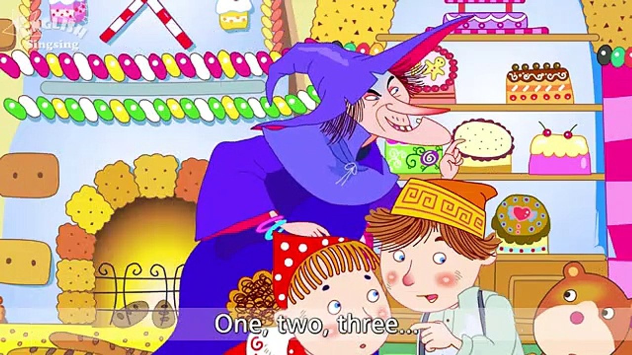 Hansel and Gretel - How many cakes- (Counting) - English Fairy-tale for kids