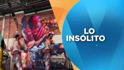 Hombres borrachos y policías se suben a techo de cantina a pelear