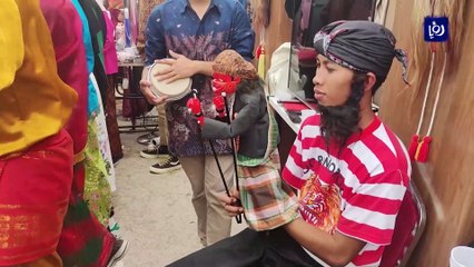 الجناح الإندونيسي يستقطب الزوار في "جاليات اليرموك"