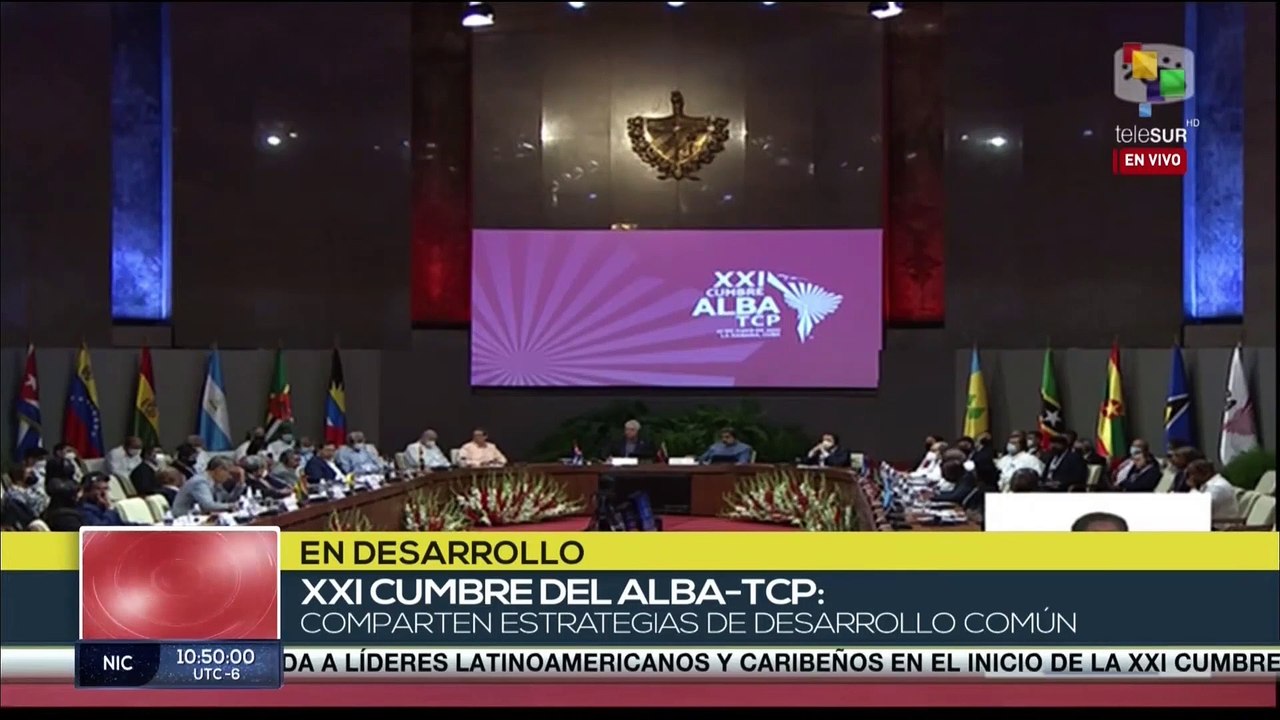 XXI Cumbre del ALBA-TCP: Espacio para la unidad e integración de nuestra América
