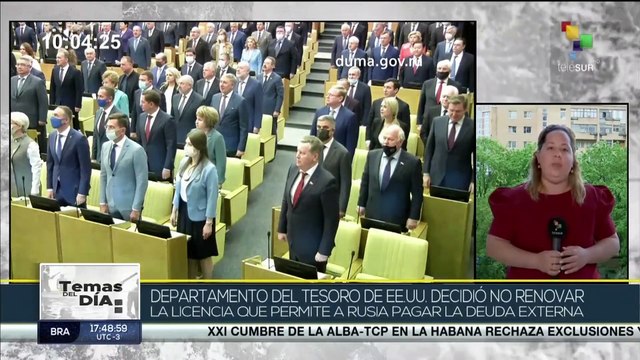 Gobierno de Rusia asegura cumplir sus compromisos de pago de deudas con Rublos