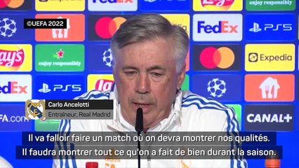 Finale - Ancelotti : "Montrer tout ce qu'on a fait de bien cette saison"