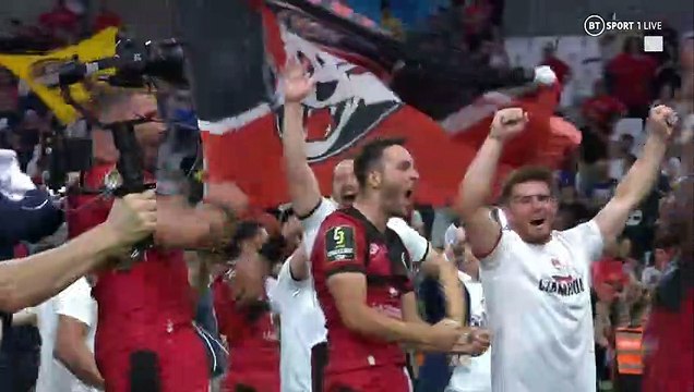 Post Match Celebrations and Interviews - Lyon vs RC Toulon European Rugby Challenge Cup Final