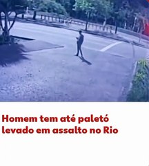 Levaram até o paletó do cara