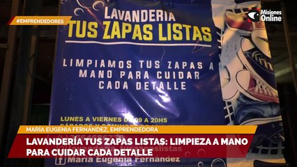 #emprendedores Lavandería Tus Zapas Listas