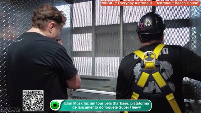 Starship: Elon Musk leva internautas para tour pela torre de lançamento robótica