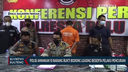 Polisi Amankan 10 Barang Bukti Bodong Leasing Beserta Pelaku Pencurian