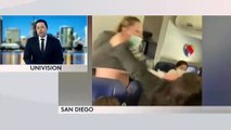 Mujer que dio una brutal golpiza a una sobrecargo durante un vuelo a San Diego recibe sentencia.
