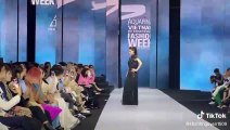 Hoa hậu Khánh Vân mời Hải Triều cùng catwalk