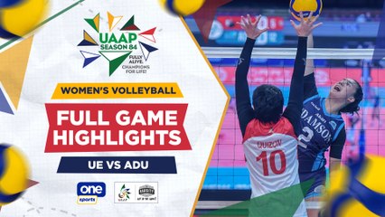 Скачать видео: UE vs Adamson Round 2 highlights | UAAP Season 84 Women's Volleyball