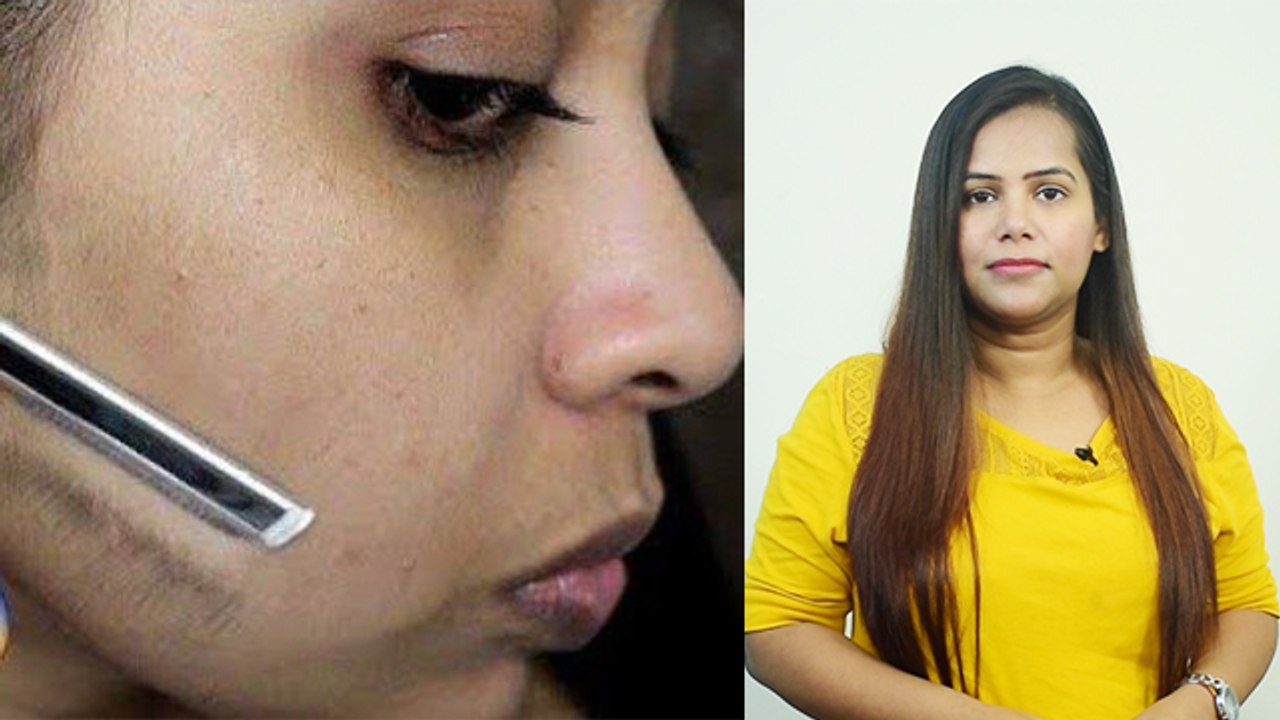 How to shave your face at home । Face Razor Review How To Use Face