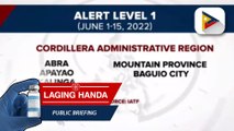 Metro Manila at higit 60 na lugar, mananatili sa Alert Level 1 hanggang June 15