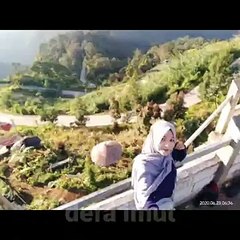 Wisata viral, motor metik rem blong