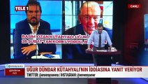 Uğur Dündar, Rasim Ozan Kütahyalı'nın 'korkuyordu, bizi aradı' iddiasına canlı yayında yanıt verdi