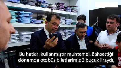Vanlı esnafın İstanbulkart iddiasına itiraz eden İmamoğlu, "uyduruyorsun" dedi, inanmayınca İETT Genel Müdürü'nü aradı