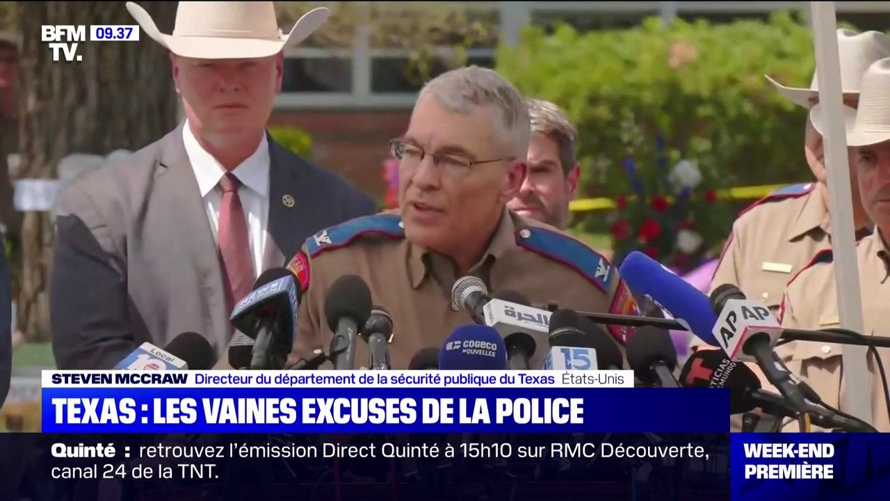 Après la fusillade d'Uvalde, la police texane s'excuse