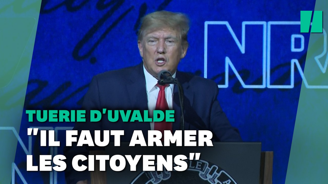 Devant la NRA, Donald Trump appelle à armer enseignants et citoyens après la tuerie au Texas