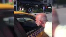 Güngören'de yabancı uyruklu müşteriyi tercih eden taksici ile UKOME çalışanı tartıştı
