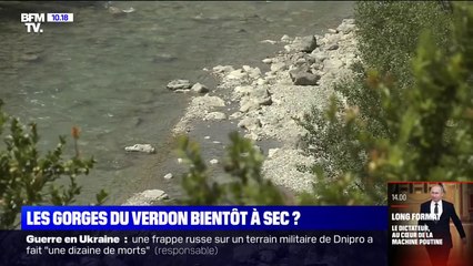 Les gorges du Verdon, bientôt à sec ?