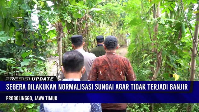 Kapolres Probolinggo Bersama Forkopimda Tinjau Lokasi Perbaikan Tanggul Jebol Akibat Banjir