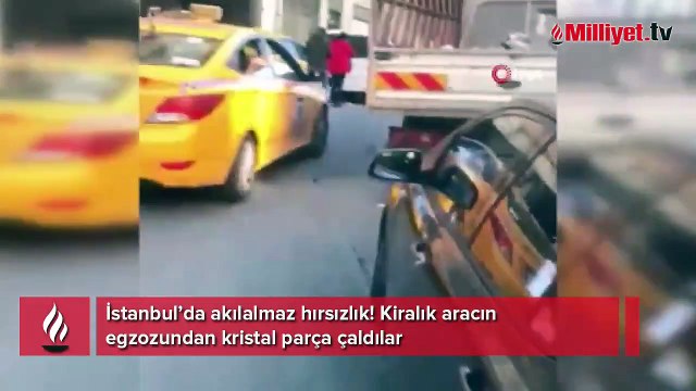 İstanbul'da araç kiralayan şahıstan akılalmaz hırsızlık!