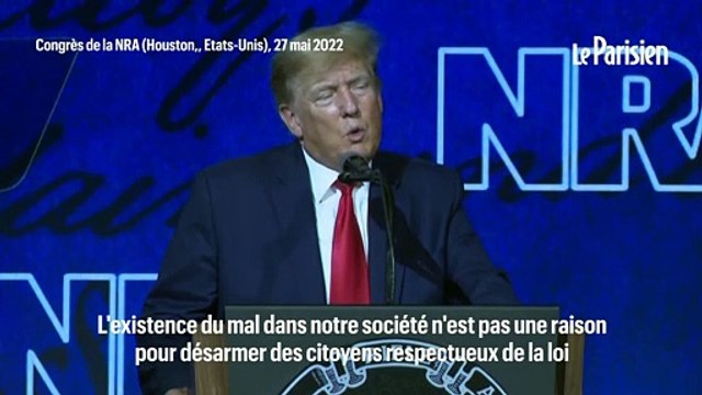 Après la tuerie du Texas, Donald Trump justifie d’armer les citoyens face au «mal»