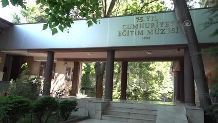 Başkentteki eğitim müzesi, yaklaşık 90 yıl önceki sınıf ortamını günümüze taşıyor