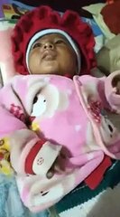 Cute boy Playing in Bed