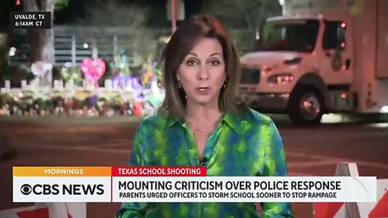 Mounting criticism over police response to Texas school shooting